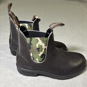 Blundstone Boots Women’s US 6.5 Classic Camo Green/Brown BL2301 Leather